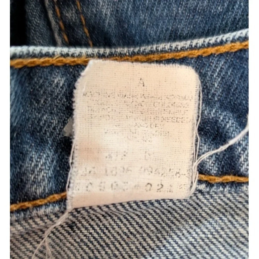 Orange Tab Levi's Jeans, Small 